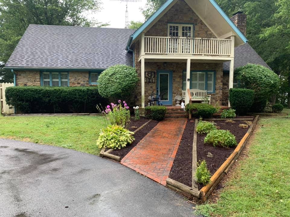 Professional landscaping service by Kirk's Mowing & Landscaping