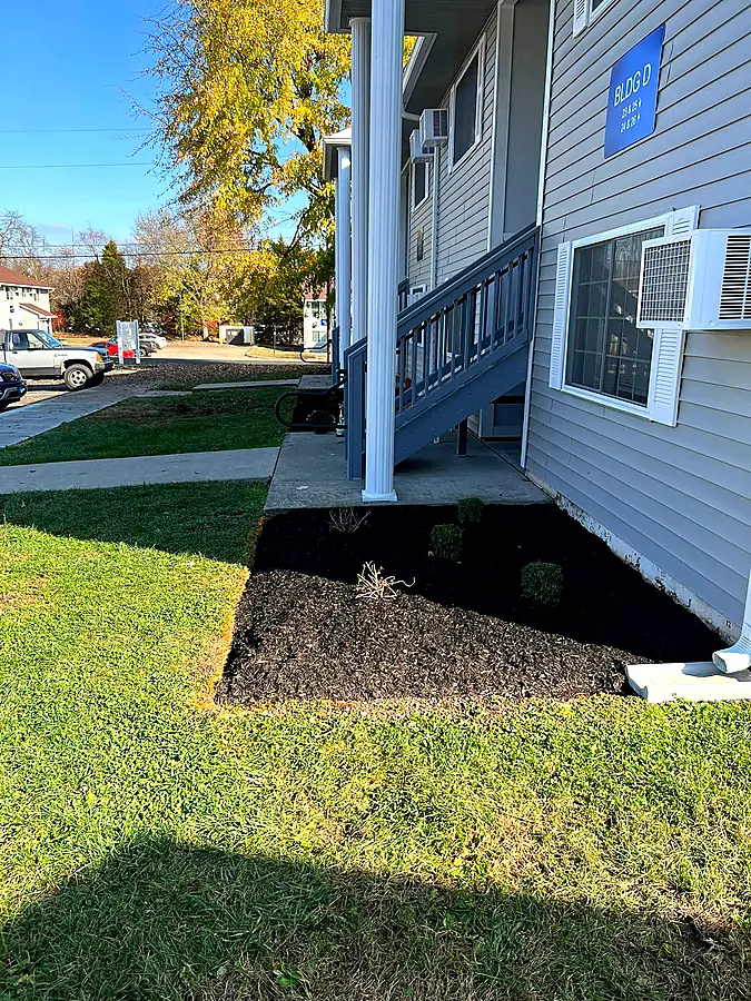 Lawn care and treatment service by Kirk's Mowing