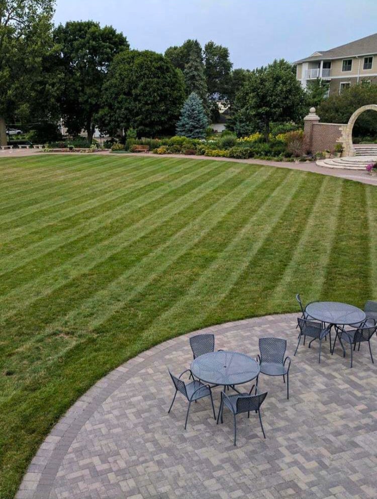 Kirk's Mowing & Landscaping land management crew