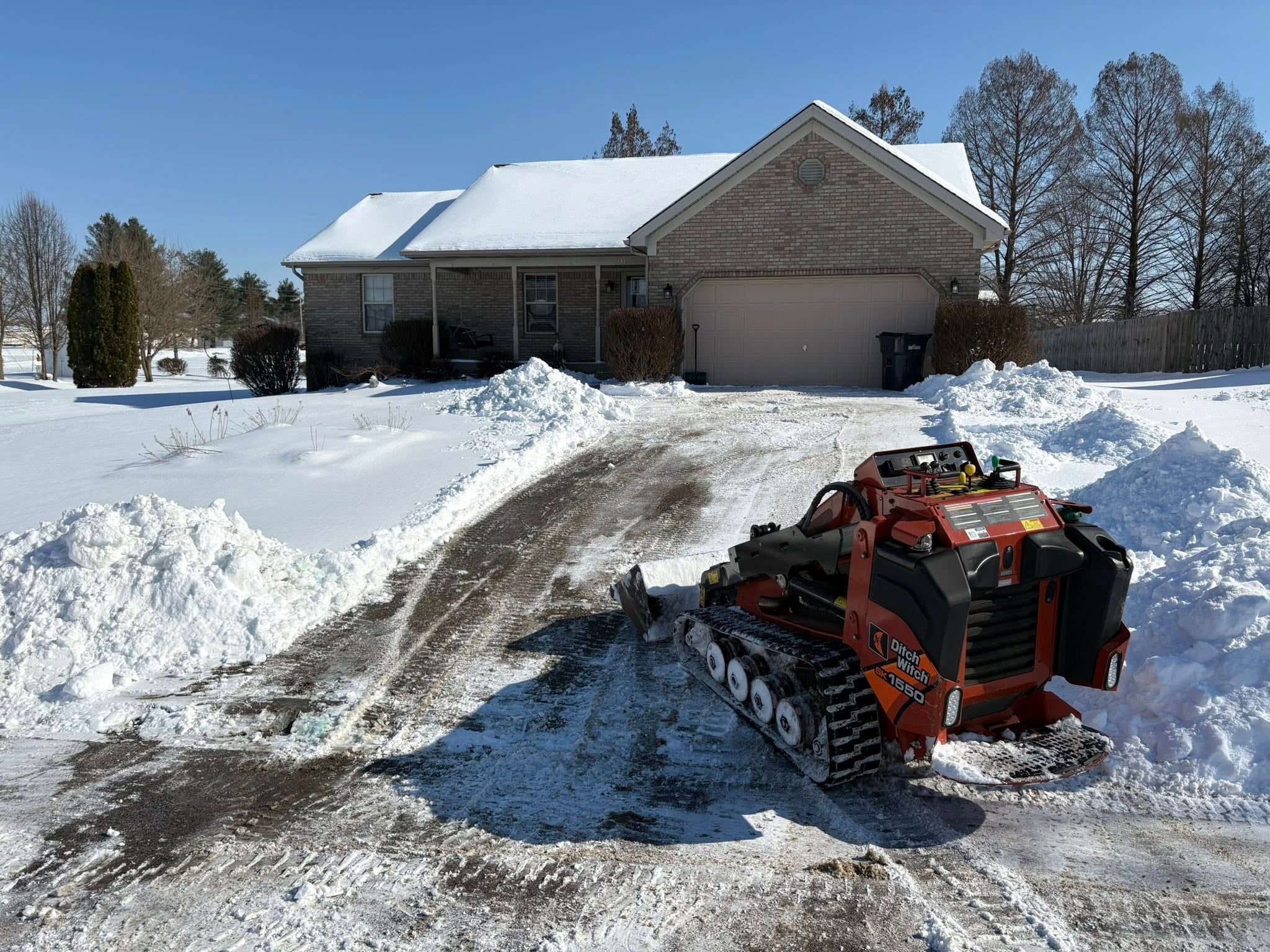 Snow Removal services by Kirk's Mowing